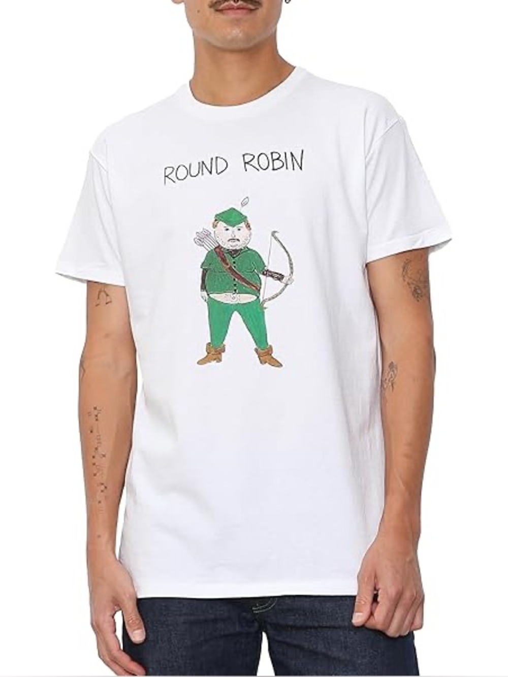 NWT Round Robin t-shirt, unfortunate portrait mens small